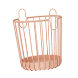 Maxbell Rustic Laundry Basket Storage Bins Toy Organizer for Balcony Farmhouse Pink