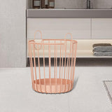 Maxbell Rustic Laundry Basket Storage Bins Toy Organizer for Balcony Farmhouse Pink