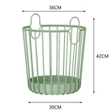 Maxbell Rustic Laundry Basket Storage Bins Toy Organizer for Balcony Farmhouse Green