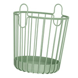 Maxbell Rustic Laundry Basket Storage Bins Toy Organizer for Balcony Farmhouse Green