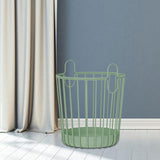 Maxbell Rustic Laundry Basket Storage Bins Toy Organizer for Balcony Farmhouse Green