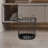 Maxbell Rustic Laundry Basket Storage Bins Toy Organizer for Balcony Farmhouse Black