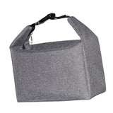Maxbell Portable Lunch Bag Aluminum Foil Insulation Bag for Adults and Children Grey