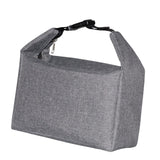 Maxbell Portable Lunch Bag Aluminum Foil Insulation Bag for Adults and Children Grey