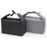 Maxbell Portable Lunch Bag Aluminum Foil Insulation Bag for Adults and Children Grey