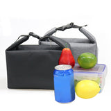 Maxbell Portable Lunch Bag Aluminum Foil Insulation Bag for Adults and Children Grey