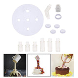 Maxbell Cake Stand Kit DIY Cake Tools Pouring Kit Reusable for Cake Decorating