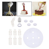 Maxbell Cake Stand Kit DIY Cake Tools Pouring Kit Reusable for Cake Decorating