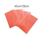 Maxbell 4 Pieces Refrigerator Liners Reusable Kitchen Table Pad for Drawer Home Red