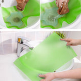 Maxbell 4 Pieces Refrigerator Liners Reusable Kitchen Table Pad for Drawer Home Green