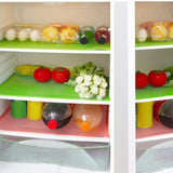 Maxbell 4 Pieces Refrigerator Liners Reusable Kitchen Table Pad for Drawer Home Green
