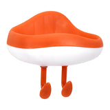 Maxbell Wall Mounted Soap Holder Portable Container Accessories for Bathroom Kitchen Orange