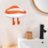 Maxbell Wall Mounted Soap Holder Portable Container Accessories for Bathroom Kitchen Orange