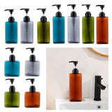 Maxbell 1Pack Liquid Soap Dispenser Empty Bottle for Tabletop Wash Room Hand Soap 250ml Blue