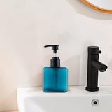 Maxbell 1Pack Liquid Soap Dispenser Empty Bottle for Tabletop Wash Room Hand Soap 250ml Blue