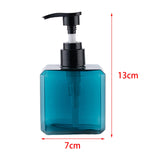 Maxbell 1Pack Liquid Soap Dispenser Empty Bottle for Tabletop Wash Room Hand Soap 250ml Blue