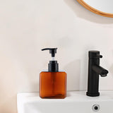 Maxbell 1Pack Liquid Soap Dispenser Empty Bottle for Tabletop Wash Room Hand Soap 250ml Orange