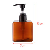 Maxbell 1Pack Liquid Soap Dispenser Empty Bottle for Tabletop Wash Room Hand Soap 250ml Orange