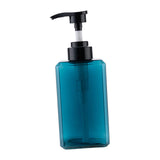 Maxbell 1Pack Liquid Soap Dispenser Empty Bottle for Tabletop Wash Room Hand Soap 450ml Blue