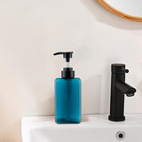 Maxbell 1Pack Liquid Soap Dispenser Empty Bottle for Tabletop Wash Room Hand Soap 450ml Blue