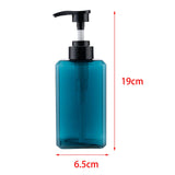 Maxbell 1Pack Liquid Soap Dispenser Empty Bottle for Tabletop Wash Room Hand Soap 450ml Blue