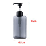 Maxbell 1Pack Liquid Soap Dispenser Empty Bottle for Tabletop Wash Room Hand Soap 450ml Gray