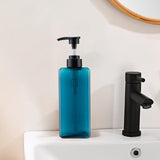 Maxbell 1Pack Liquid Soap Dispenser Empty Bottle for Tabletop Wash Room Hand Soap 650ml Blue