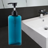 Maxbell 1Pack Liquid Soap Dispenser Empty Bottle for Tabletop Wash Room Hand Soap 650ml Blue