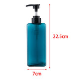 Maxbell 1Pack Liquid Soap Dispenser Empty Bottle for Tabletop Wash Room Hand Soap 650ml Blue