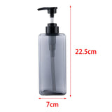 Maxbell 1Pack Liquid Soap Dispenser Empty Bottle for Tabletop Wash Room Hand Soap 650ml Gray