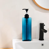 Maxbell Simple Soap Dispenser Bottle Shower Bottle Pump 1000ml blue