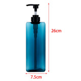 Maxbell Simple Soap Dispenser Bottle Shower Bottle Pump 1000ml blue