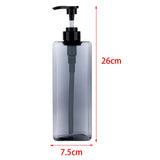 Maxbell Simple Soap Dispenser Bottle Shower Bottle Pump 1000ml grey