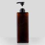 Maxbell Simple Soap Dispenser Bottle Shower Bottle Pump 1000ml brown