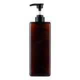 Maxbell Simple Soap Dispenser Bottle Shower Bottle Pump 1000ml brown