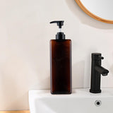 Maxbell Simple Soap Dispenser Bottle Shower Bottle Pump 1000ml brown