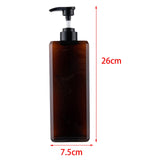 Maxbell Simple Soap Dispenser Bottle Shower Bottle Pump 1000ml brown