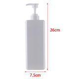 Maxbell Simple Soap Dispenser Bottle Shower Bottle Pump 1000ml white