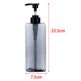 Maxbell Simple Soap Dispenser Bottle Shower Bottle Pump 800ml grey