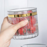 Maxbell Vegetable Storage Box with Drain Basket for Fruits Chopped Green Onion Clear