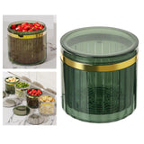 Maxbell Vegetable Storage Box with Drain Basket for Fruits Chopped Green Onion Green