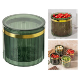 Maxbell Vegetable Storage Box with Drain Basket for Fruits Chopped Green Onion Green