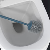 Maxbell Toilet Brush Set Toilet Scrubber Kit Hangable for Bathroom Blue