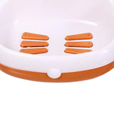 Maxbell Soap Holder Punch Free with Drainage Tray for Countertop kitchen Orange