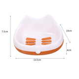 Maxbell Soap Holder Punch Free with Drainage Tray for Countertop kitchen Orange