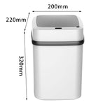 Maxbell Induction Trash Bin Multipurpose Automatic Dustbin for Study Bedroom Office Induction 15L