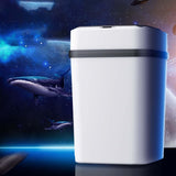 Maxbell Induction Trash Bin Multipurpose Automatic Dustbin for Study Bedroom Office Induction+Button 15L