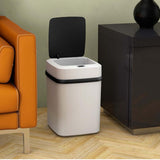 Maxbell Induction Trash Bin Multipurpose Automatic Dustbin for Study Bedroom Office Induction+Button 15L