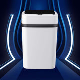Maxbell Induction Trash Bin Multipurpose Automatic Dustbin for Study Bedroom Office Induction+Button 15L