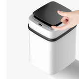 Maxbell Induction Trash Bin Multipurpose Automatic Dustbin for Study Bedroom Office Induction+Button 15L